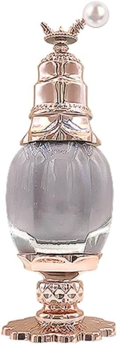カラーローズ、クイーンズカメオネイルカラー(05ラベンダージェイド)、0.4 fl oz(11 ml)、水ベースのネイルカラー、透明、宝石、カメオコロロース
