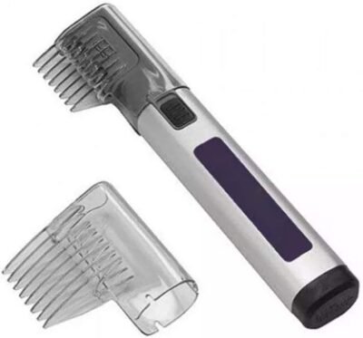 J-ouuo 3 in 1ヘアトリマーかみそりコームハンドヘルドトリマーハンドヘルドヘアトリマーアンチエラーヘアカットヘアブヒアードカットツール（濃い灰色）