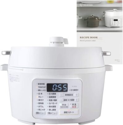 Iris ohyama pc-ma4-w電気圧力鍋、1.2 gal(4.0 l)、白