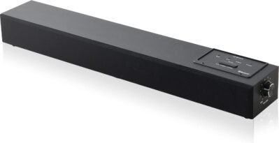 Yamazen THB-BT60（B）バースピーカー、双方向Bluetooth機能、バージョン5.0は、スマートフォンの再生、スーパーウーファー、サウンドバーをサポートしています