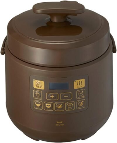 Bruno Electric Pressure Cooker BOE058-BR家庭用品ホットクッキングマルチプレッシャークッカー母の日誕生日