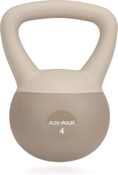 セーフホームトレーニング用に、フレックスパルスソフトケトルベル、8.8ポンド(4 kg)、11.2ポンド(6 kg)、12.0ポンド(10 kg)、26.5ポンド(12 kg)、35.5ポンド(16 kg)、35.5ポンド(16 kg)