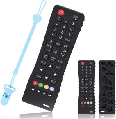 Nitutuo Remote Pacifier、シリコンの赤ちゃんのおもちゃ、シリコンのおしゃぶり、リモートコントロールの形状、歯、ベビー歯、シリコンおもちゃ、教育玩具、食品グレード、洗濯物