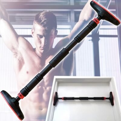 iimono117プルアップバー、筋肉トレーニング、緊張、ネジが不要、損傷なし、家、筋肉トレーニング、ドアジム、フィットネス、スチールバー、チンアップロッド、運動の欠如を防ぐ