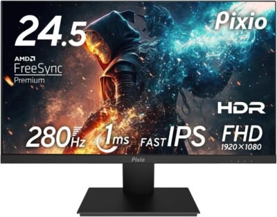 Pixio PX259プライムゲームモニター24.5 “FHD IPS 280Hz 1MS