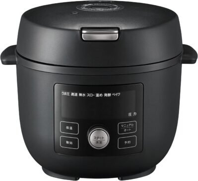 Tiger COK-N220km電気圧力鍋、6.8 gal(2.2 L)、1ユニット10、自動40メニュー、圧力、低温、無水、発酵、調理、自動調理、2次元コードシール、マット