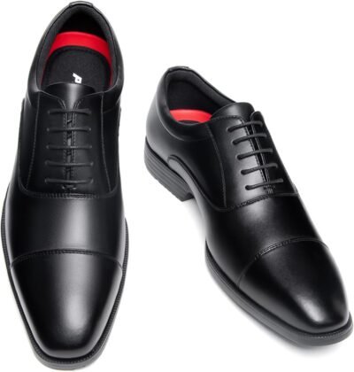 [Poerkan]ビジネスシューズ メンズ 本革 ビジネススニーカー 軽量 歩きやすい 通気性 ウォーキング ドレスシューズ 25.0-28.5cm