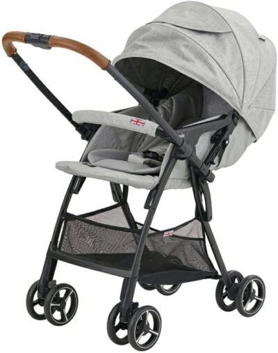 Joie 41134 Sumabagi Mesh Babyベビーカー、タイプ、ダブルフェイスベビーカー、軽量（灰色のフランネル）
