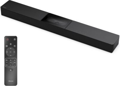 ハイセンス 2.1ch サウンドバースピーカー HS2000N サブウーファー内蔵 Bluetooth/HDMI/ARC対応 2024年モデル ブラック