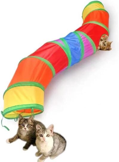 ペット、ペットのおもちゃ、猫のトンネル、折りたたみ、3つのトンネル、子犬、ウサギ、フェレット、ボールの噛むおもちゃ、マルチカラー用のおもちゃのトンネル