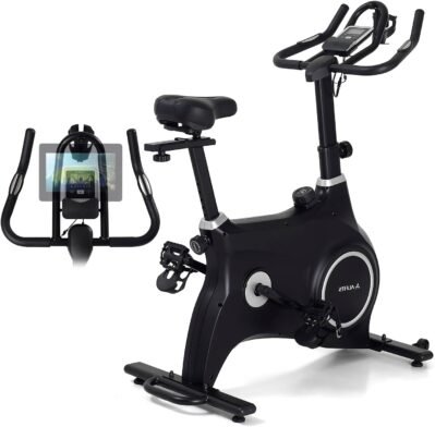 アリンコスピンバイク、フィットネスバイク、家庭用、サイレント、サドル調整、イージーアセンブリ、家庭用、タブレットトレイを含む、健康装備、ダイエット