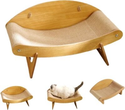 猫の爪シャープナー、木製、かわいい、段ボールシャープナー、コンパクト、高密度、運動不足、爪シャープニング、段ボール、猫のおもちゃ、ストレスレリーフ、通気性、猫の爪シャープナー、耐久性、