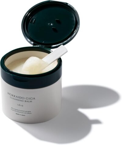 Idio hokkaido鹿洗浄balm、ヒト幹細胞、メイクアップリムーバー、CICAクレンジング、フェイシャルクレンジング、保湿、毛穴、敏感肌、洗顔の必要はありません(単一のアイテム)