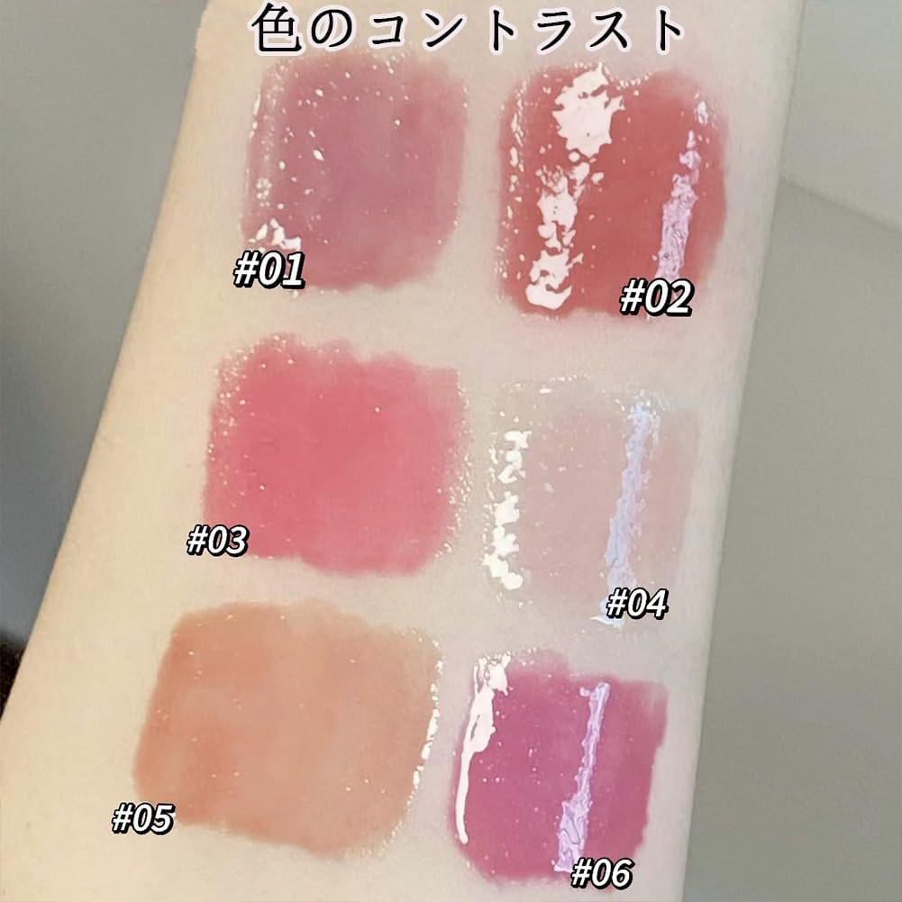 肌の色調と溶けた肌の色合いのかわいいリップメイク、メイクは崩れません&色合い、接着、長期にわたって長持ちし、一日中の光沢、肌のトーンはゼロ、リップグロス、リップグロス、剥がれません。 - 이미지 3