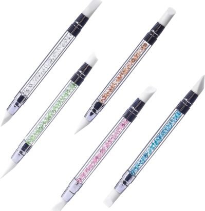 リニニーネイルブラシ、ジェルネイルブラシ、ネイルアートブラシセット、カラージェルネイル、かわいいジェルブラシ、ドットペンが含まれています、ジェルネイルペインティングブラシ、セルフネイル初心者セット、シーケンシャル練習(二重ヘッド)