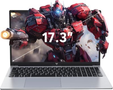 ACEMAGIC ノートパソコン N97 ノートパソコン、17.3 インチ、インテル N97 (N100 より高速)、最大 3.6 GHz 16GB メモリ、512GB SSD、2024 新版、Windows 11、PC、ノートパソコン、IPS 広視野角、フル HD LCD、軽量