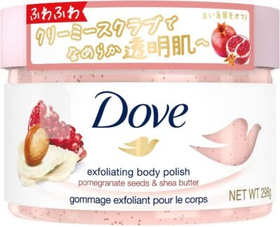 鳩のザクロ&シーバター、クリーミーなスクラブ、ボディ、10.5オンス(298 g)、剥離ケア、黒ずみ、透明性