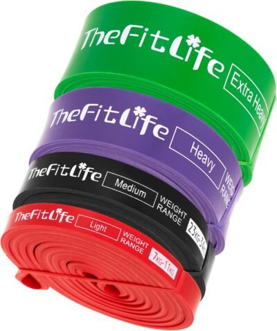 TheFitLife 懸垂レジスタンスバンド、筋力トレーニング用懸垂アシストエクササイズバンド