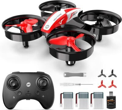 Holy Stone HS210 Mini Drone、3つのバッテリー、最大飛行時間20分、超安定、超耐久性、高さのメンテナンス、ヘッドレス&フリップモード、2つの自由に切り替えるモード、国内の日本の認定が含まれます