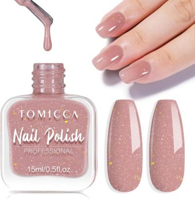 TOMICCA マニキュア 速乾マニキュア ピールオフネイル グレーマニキュア 水性ネイル 速乾 大容量 15ml ヌードグリッター