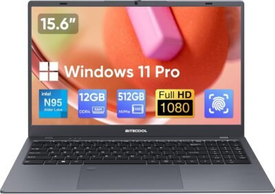 N95ラップトップラップトップDDR12G + SSD 512GBラップトップ15.6インチWindows 11 Pro WPS Office International Editionと互換性