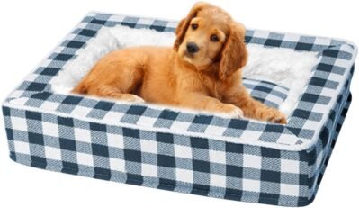中犬、犬のベッド、家具用の犬用ベッド – 犬のベッドソフトドッグソファ、洗える犬のベッド – 犬のベッド、取り外し可能な犬の家具、小、中程度、大きなペットの犬のアクセサリー、家庭用品