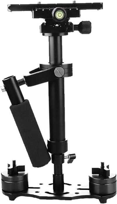 s40スタビライザーカメラ40センチメートルステディカムクイックリリースプレート付き1/4 ”ネジビデオカメラデジタル一眼レフ