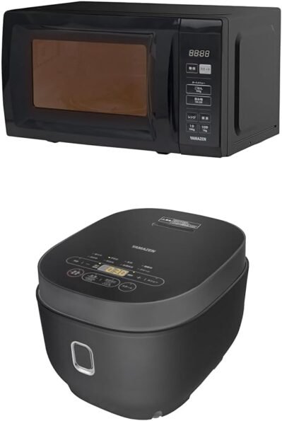 Yamazen YJP-DM102（b）YJP-DM102（b）マイクロ波オーブン2.1 gal（17 L）単一機能、単独で暮らす、ターンテーブル、ターンテーブル、ライス炊飯器、マイクロコンピュータータイプ、5.5 cm、ブラック