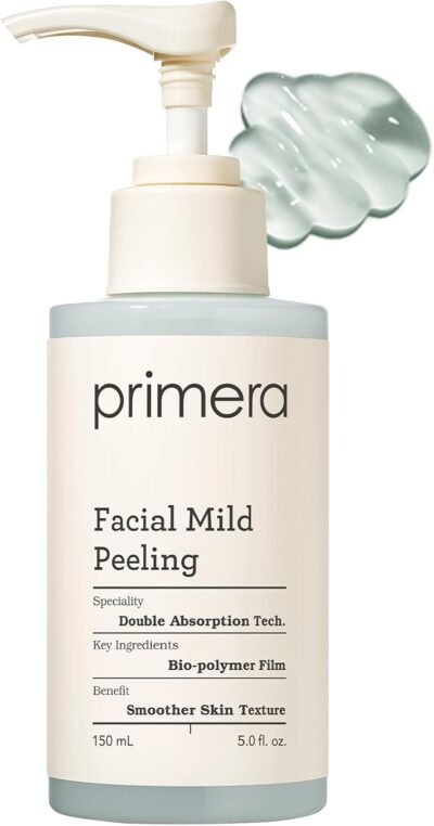 プライマーラ公式フェイシャルマイルドピール、5.1 fl oz(150 ml)、韓国化粧品、ジェル、スクラブ、フェイシャルクレンジング、剥離ケア、敏感肌、角質除去孔ケア、乾燥肌