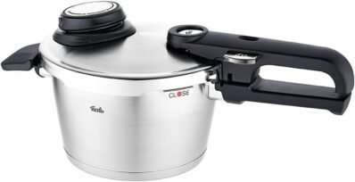 Fissler 622-212-02-070-Aプレッシャークッカー、Vitabit Premium Pressure Cooker、622-212-02-070-A、ガス火災/誘導互換、1〜2人、3レベルの圧力設定、ドイツ製の3レベルの圧力設定