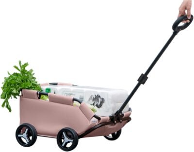 小型犬用ベビーカー -ローリングキャットキャリア| 猫犬猫キャリアバックパックトラベルベビーカー乳母車シートトロリー折りたたみ犬用カート/ショッピング/ウォーキング/プレイ用