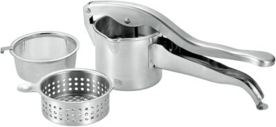 ネット付きステンレススチールハンドジューサー