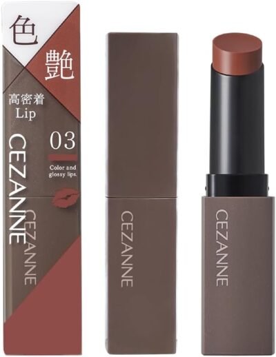セザンヌリップカラーシールド03ココアブラウン0.1オンス(3.7 g)ゲル膜リップ