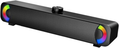 PCスピーカー、ゲームスピーカー、コンピュータースピーカー、USBスピーカー、RGBゲームスピーカーデスクトップ/ラップトップ/スマートフォン/ゲームコンソールと互換性