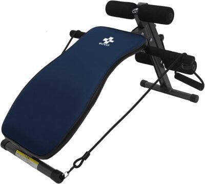 東京スポーツオアシスSU-100トレーニングベンチ、シェイプアップ、ベンチ、筋力トレーニング、折りたたみ、ハンドル、弾性バンド、角度調整、マルチベンチ