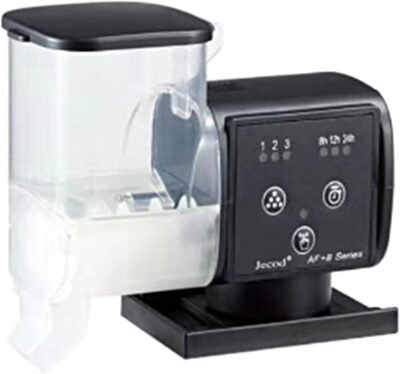 水族館のためのWongfeyオートマチックフィッシュフィーダーフィーダートロピカルフィッシュゴールドフィッシュフィーダーオートフィーダー自動フィーダー金魚時間フィーダー出張旅行緊急フィーダー