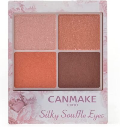 Canmake Silky Flare Eyes 07 Eye Shadow 07ネクタリンオレンジ1ピース(x1)