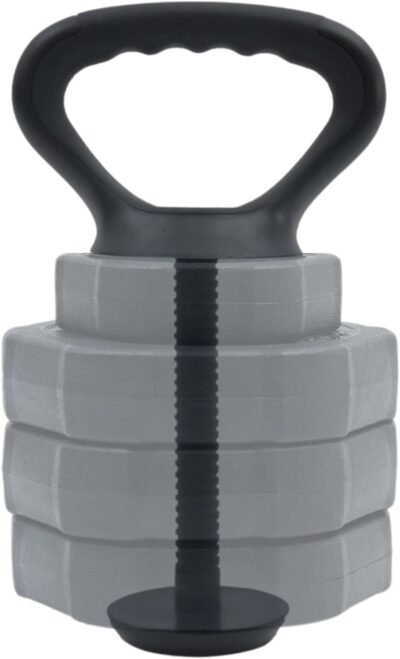 安定したST130ダンベル、可変ダンベル、最大11.0ポンド(5 kg)、10 kg、20 kg、2セット、筋肉トレーニング、ワンタッチロック、鉄アレイ、可変バーベル