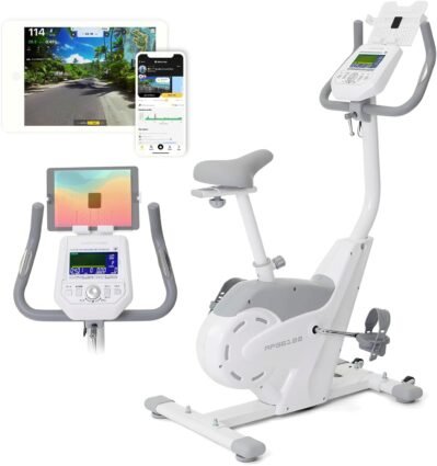 アルインコ（アリンコ）フィットネスバイクエクササイズフロアマットエクササイズフロアマットアドバンストバイクスポーツクラブ運動が出来るサドル調整サドル調整心拍測定心拍測定簡単移動タブレットトレー