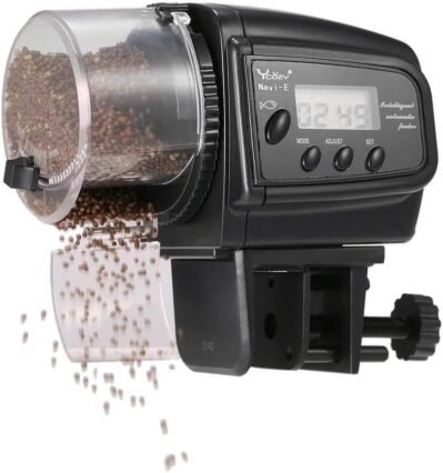 Ycozy Automatic Fish Timed Fished Fish Feeder for Aquarium、Goldfish、Battery-Powered、休日、週末、出張、旅行、緊急時の給餌