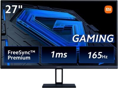 Xiaomi G27iゲームモニターディスプレイ27 “165Hz 1MS FreeSyncプレミアム/高速IPS/DisplayPort Tilt調整可能なブルーライトVESAマウント