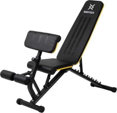 ボディテクノロジーの傾斜ベンチ、フラットベンチ、調整可能なベンチプレス、トレーニング、筋肉トレーニング、ベンチ、角度調整