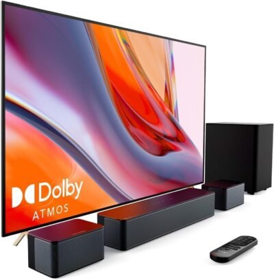 Ultimea Dolby Atmos TV Sound Bar 5.1CH 3Dサラウンドサウンドサブウーファーの強化ベースサポートHDMI EARC AUX/OPTICAL DIGITAL BLUETOOTH 5.3