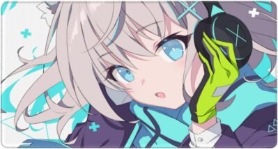 マウスパッドブルーアーカイブマウスパッドブルーアーカイブ砂狼シロコゲーミングマウスパッド0.3cmのゴム製のゴム製デスクパッドpc *40cm