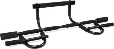 ProsourceFit出入り口マウント、折りたたみ可能、マルチグリップ、マルチグリップライト、壁に取り付けられたプルアップ/チンアップバー