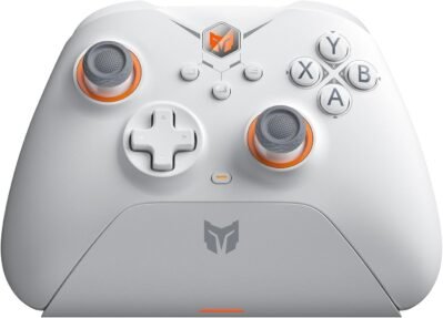 PC bigbigはGaleを獲得しましたワイヤレスコントローラー、モーションエイミング、ホール効果トリガー、4つのカスタムボタン、PC アプリケーション、スイッチ/PC/iOS/Android 用コントローラー、充電スタンド付きワイヤレスゲーミングコントローラー