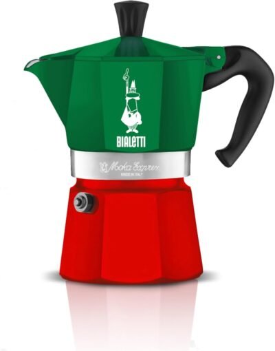 Bialetti Mocha Express Italy 3カップオープンファイア(コーヒーメーカー、エスプレッソメーカー、マキネッタ)
