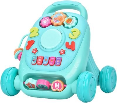 ベビーウォーカー、ホイールバロー、教育プレイ、さまざまな種類のデバイス、赤ちゃん、多機能、子供のウォーカー、音楽、照明、再生、ベビーシャワー、カラー認識、指先のトレーニング、