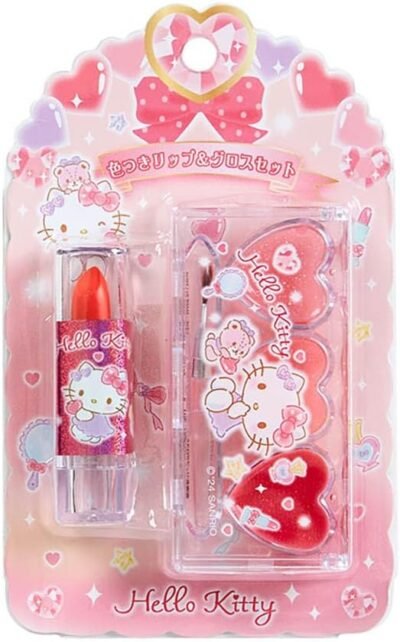 Sanrio 844080ハローキティカラーリップ&グロスセット