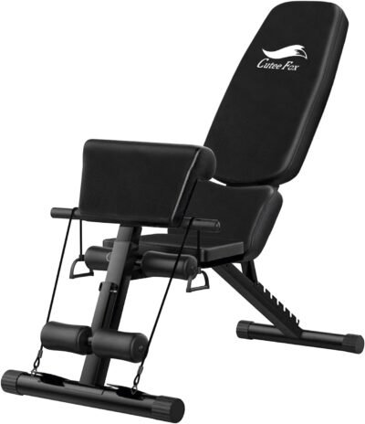 Q3トレーニングベンチ、マルチシットアップベンチ、折りたたみ可能、調整可能なタイプ、フラットベンチ、簡単な角度調整、ABS、バック、ダンベル、ベンチ、便利なストレージ